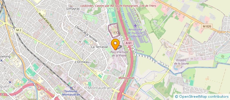 localisation de l'entreprise CAPSTAN SUD-OUEST  TOULOUSE