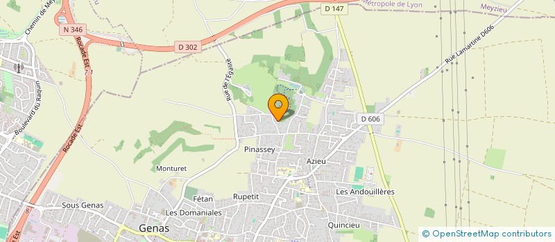 localisation de l'entreprise CAPSTANT à GENAS