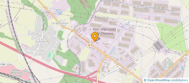 localisation de l'entreprise CAPSTICE à SAINT-QUENTIN-FALLAVIER