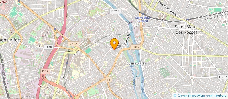 localisation de l'entreprise CAPSTREET CYCLO CLUB  CRETEIL