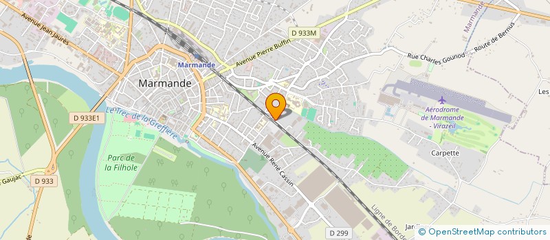 localisation de l'entreprise CAPSTYLE  MARMANDE