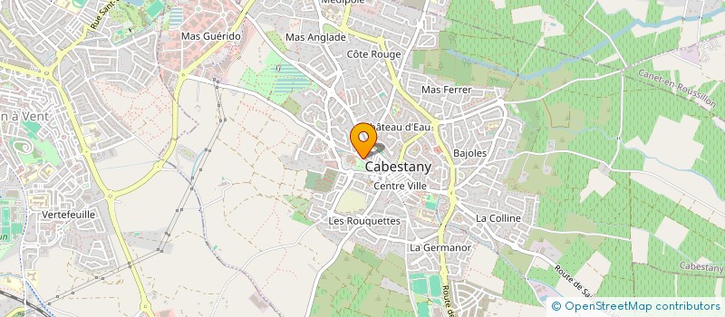 localisation de l'entreprise CAPSUD 2003 à CABESTANY