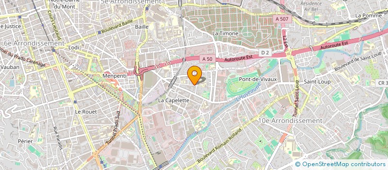 localisation de l'entreprise CAPSUD à MARSEILLE