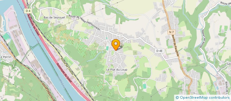 localisation de l'entreprise CAPSUD  SEYSSUEL