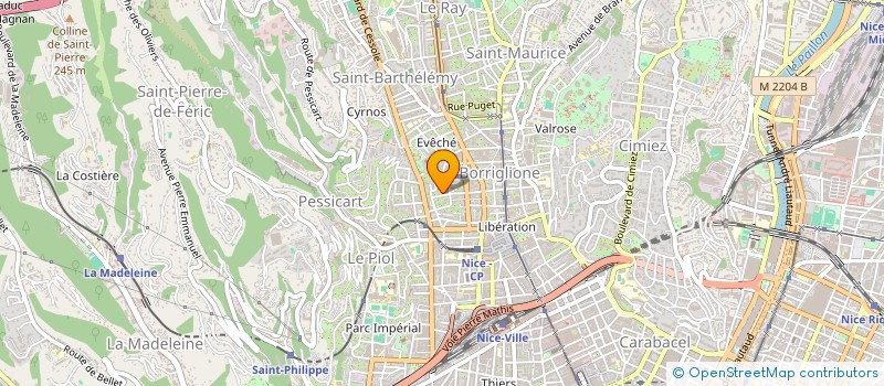 localisation de l'entreprise CAPSUD à NICE