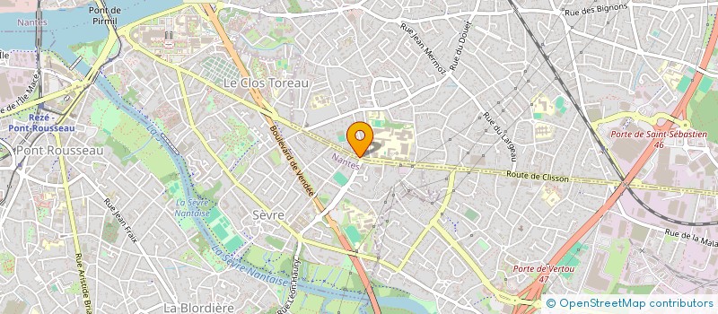 localisation de l'entreprise CAPSULE à SAINT-SEBASTIEN-SUR-LOIRE