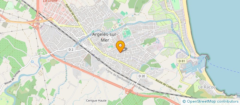 localisation de l'entreprise CAPSULE à ARGELES-SUR-MER