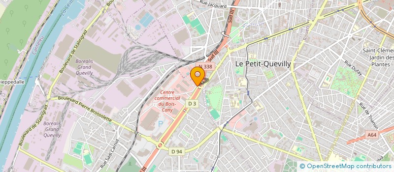 localisation de l'entreprise CAPSULE 76  LE GRAND-QUEVILLY