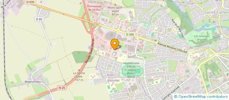 localisation de l'entreprise CAPSULE à ARRAS