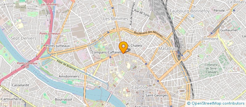 localisation de l'entreprise CAPSULE CLUB  TOULOUSE