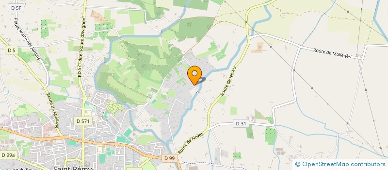 localisation de l'entreprise CAPSULE COMMUNICATION  SAINT-REMY-DE-PROVENCE