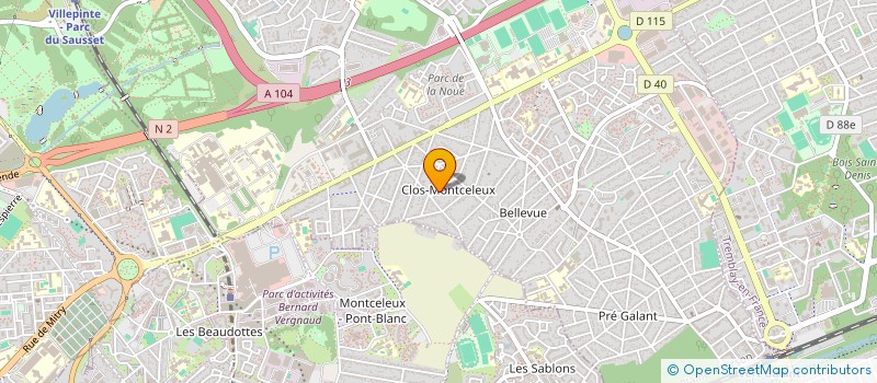 localisation de l'entreprise CAPSULE CORP HOLDING  VILLEPINTE