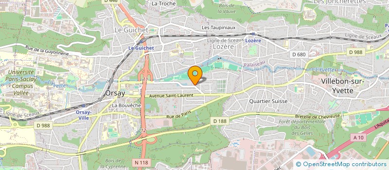 localisation de l'entreprise CAPSULE DOUZE à ORSAY