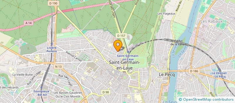 localisation de l'entreprise CAPSULE EVASION  SAINT-GERMAIN-EN-LAYE