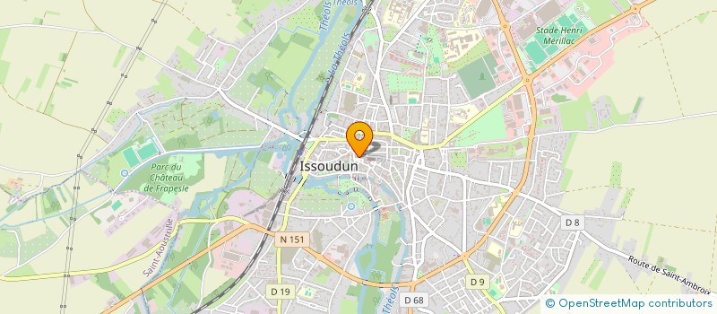 localisation de l'entreprise CAPSULE OPER à ISSOUDUN