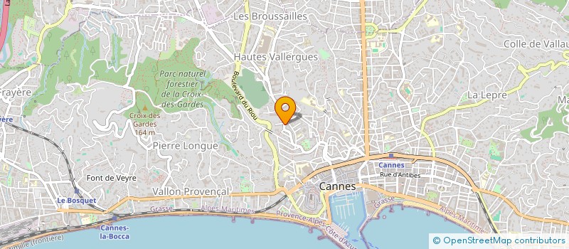 localisation de l'entreprise CAPSULE PICTURES  CANNES