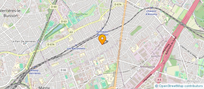 localisation de l'entreprise CAPSULE SHOP à ANTONY