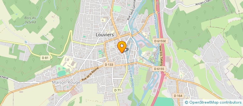 localisation de l'entreprise CAPSULE TOYS & GAM'EURE à LOUVIERS