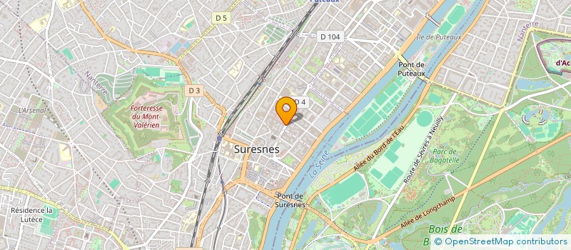 localisation de l'entreprise CAPSULETECH SAS à SURESNES