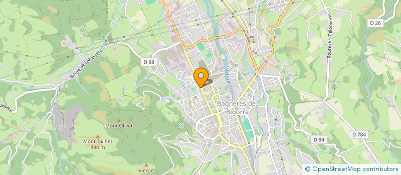 localisation de l'entreprise CAPSUS  BAGNERES-DE-BIGORRE