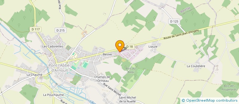 localisation de l'entreprise CAPSYA  PONT-L'ABBE-D'ARNOULT