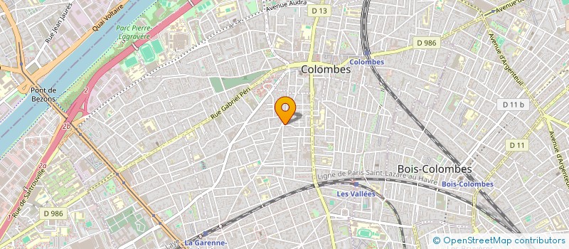 localisation de l'entreprise CAPT  COLOMBES