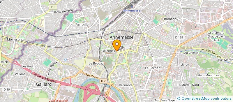 localisation de l'entreprise CAPT ENERGIE  VETRAZ-MONTHOUX