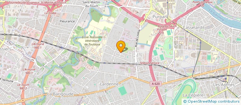 localisation de l'entreprise CAPT'IN à TOULOUSE