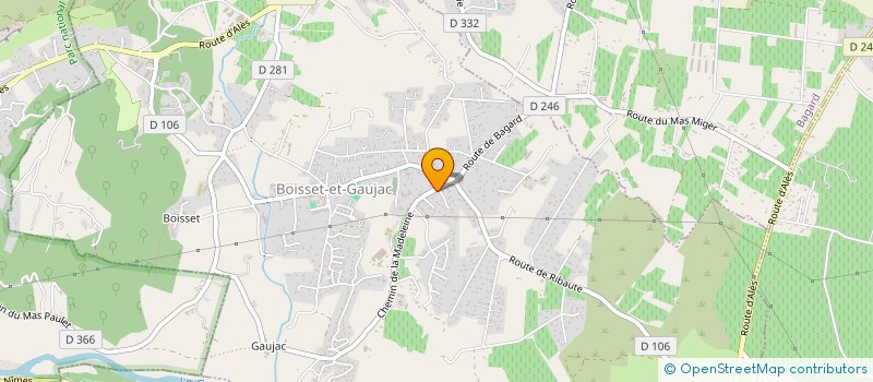 localisation de l'entreprise CAPT'INFORMATIQUE  BOISSET-ET-GAUJAC