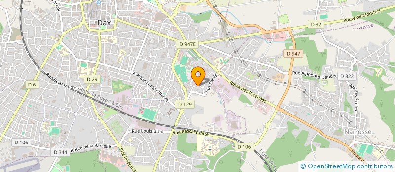 localisation de l'entreprise CAPT-MESURES à DAX