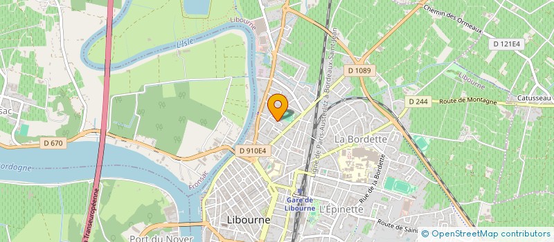 localisation de l'entreprise CAPT'N 3D à LIBOURNE
