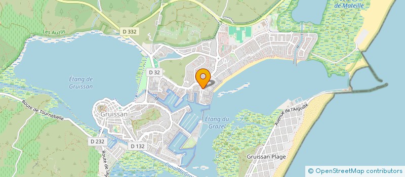 localisation de l'entreprise CAPT'N ERIC  GRUISSAN