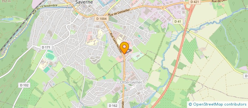 localisation de l'entreprise CAPTAIN CAP  SAVERNE