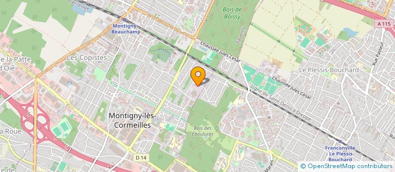 localisation de l'entreprise CAPTAIN COMPUTER à MONTIGNY-LES-CORMEILLES