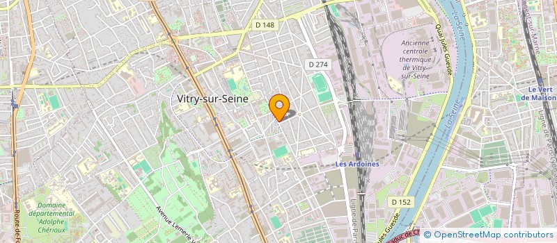 localisation de l'entreprise CAPTAIN COOK à VITRY-SUR-SEINE