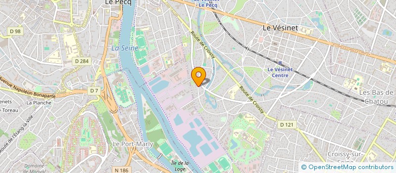 localisation de l'entreprise CAPTAIN G HOLDING  LE VESINET