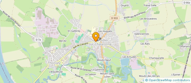 localisation de l'entreprise CAPTAIN GAB INFO  SAINT-DIDIER-SUR-CHALARONNE