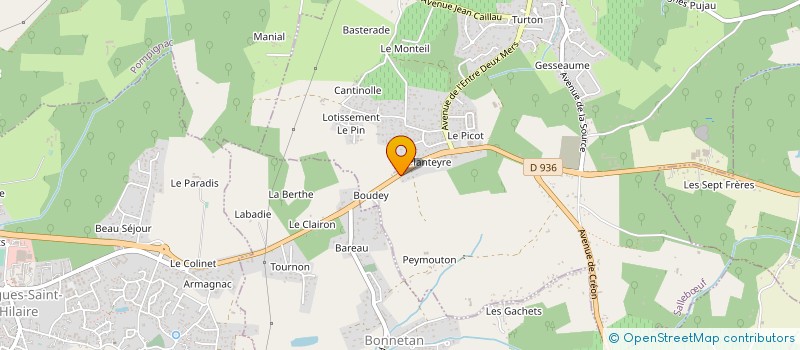 localisation de l'entreprise CAPTAIN HABITAT à POMPIGNAC