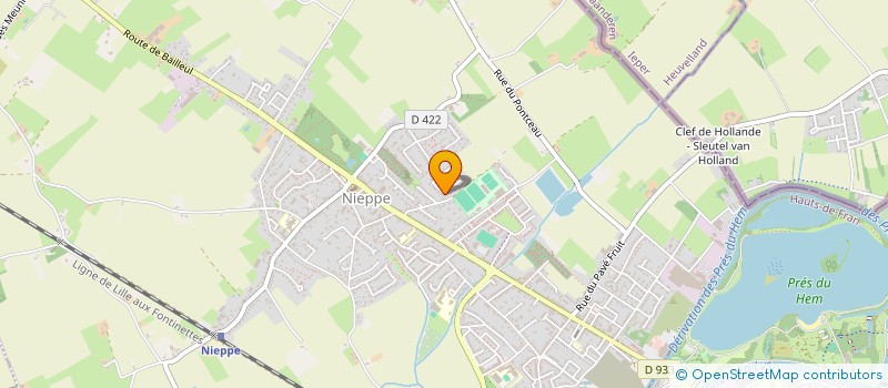 localisation de l'entreprise CAPTAIN IMMO 3  NIEPPE