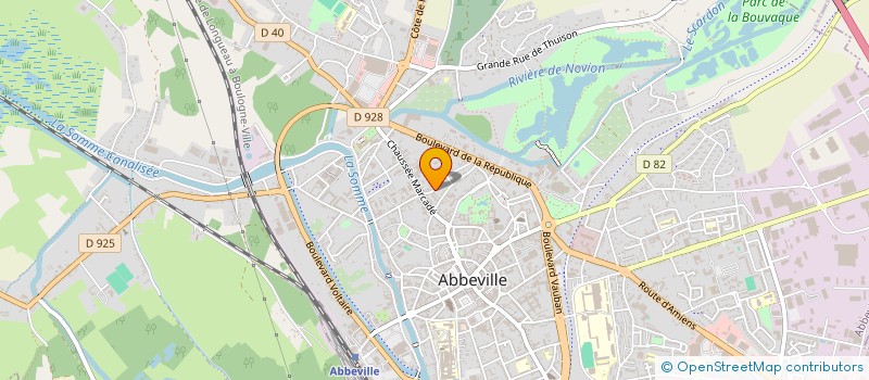 localisation de l'entreprise CAPTAIN JULES à ABBEVILLE