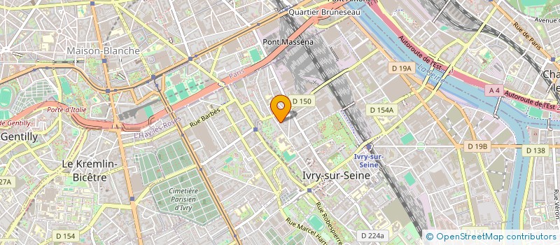 localisation de l'entreprise CAPTAIN MANDAT  IVRY-SUR-SEINE