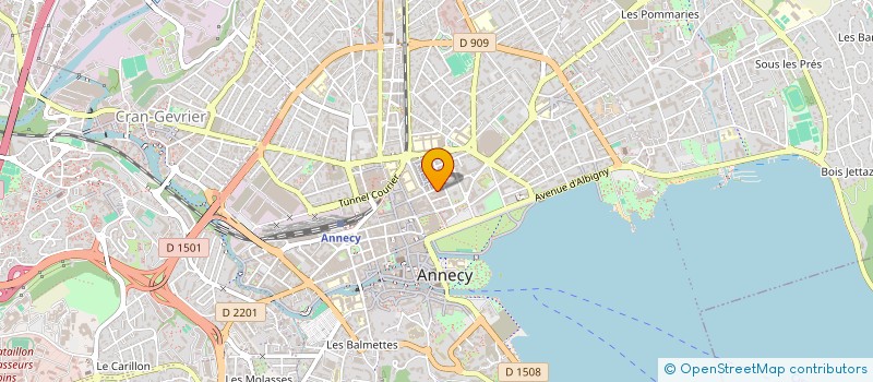 localisation de l'entreprise CAPTAIN & SGT à ANNECY