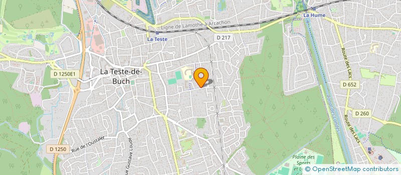 localisation de l'entreprise CAPTAL ET PIONS  LA TESTE-DE-BUCH