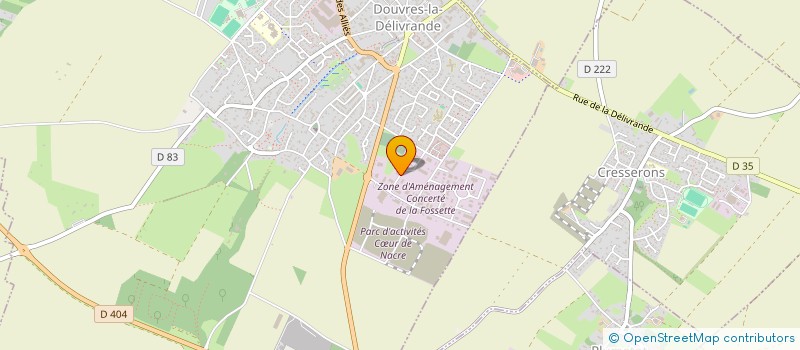 localisation de l'entreprise CAPTAUX LG à DOUVRES-LA-DELIVRANDE