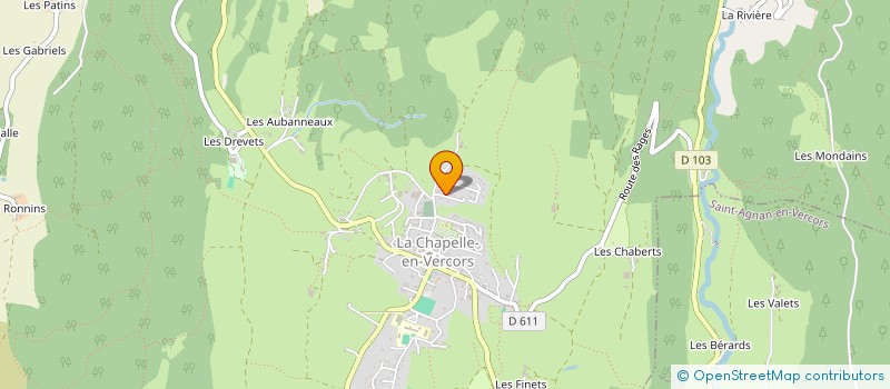 localisation de l'entreprise CAPTE-SENEGAL à LA CHAPELLE-EN-VERCORS