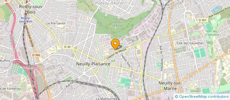 localisation de l'entreprise CAPTEK à NEUILLY-PLAISANCE