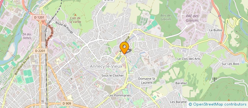 localisation de l'entreprise CAPTEUR DE REVES à ANNECY