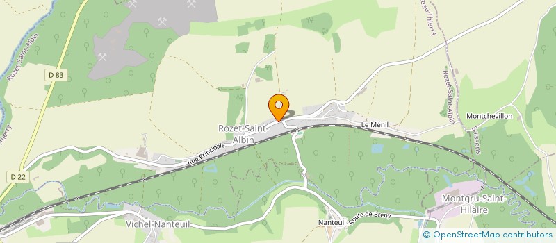 localisation de l'entreprise CAPTEURS DE LUMIERE EURL à ROZET SAINT ALBIN