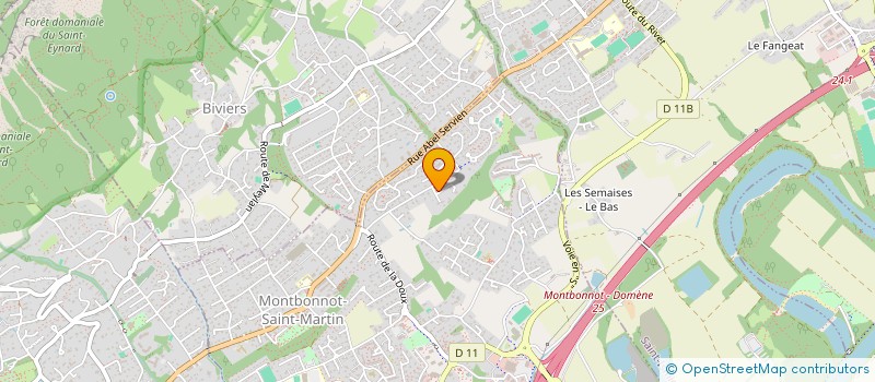 localisation de l'entreprise CAPTHER  MONTBONNOT-SAINT-MARTIN