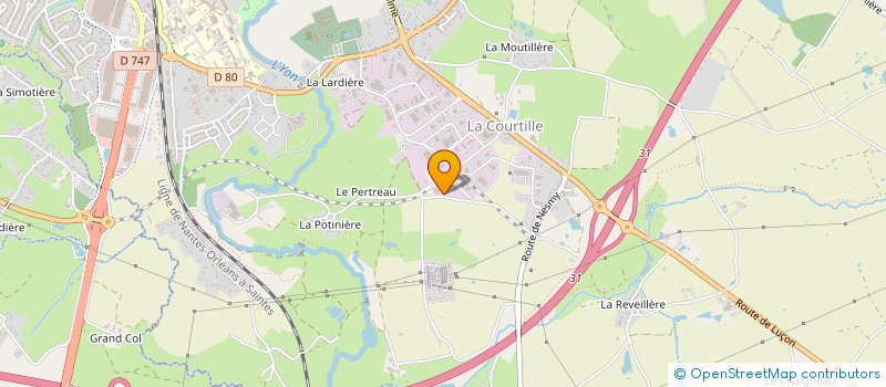 localisation de l'entreprise CAPTI-OUEST à LA ROCHE-SUR-YON